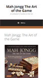 Mobile Screenshot of mahjonggtheartofthegame.com